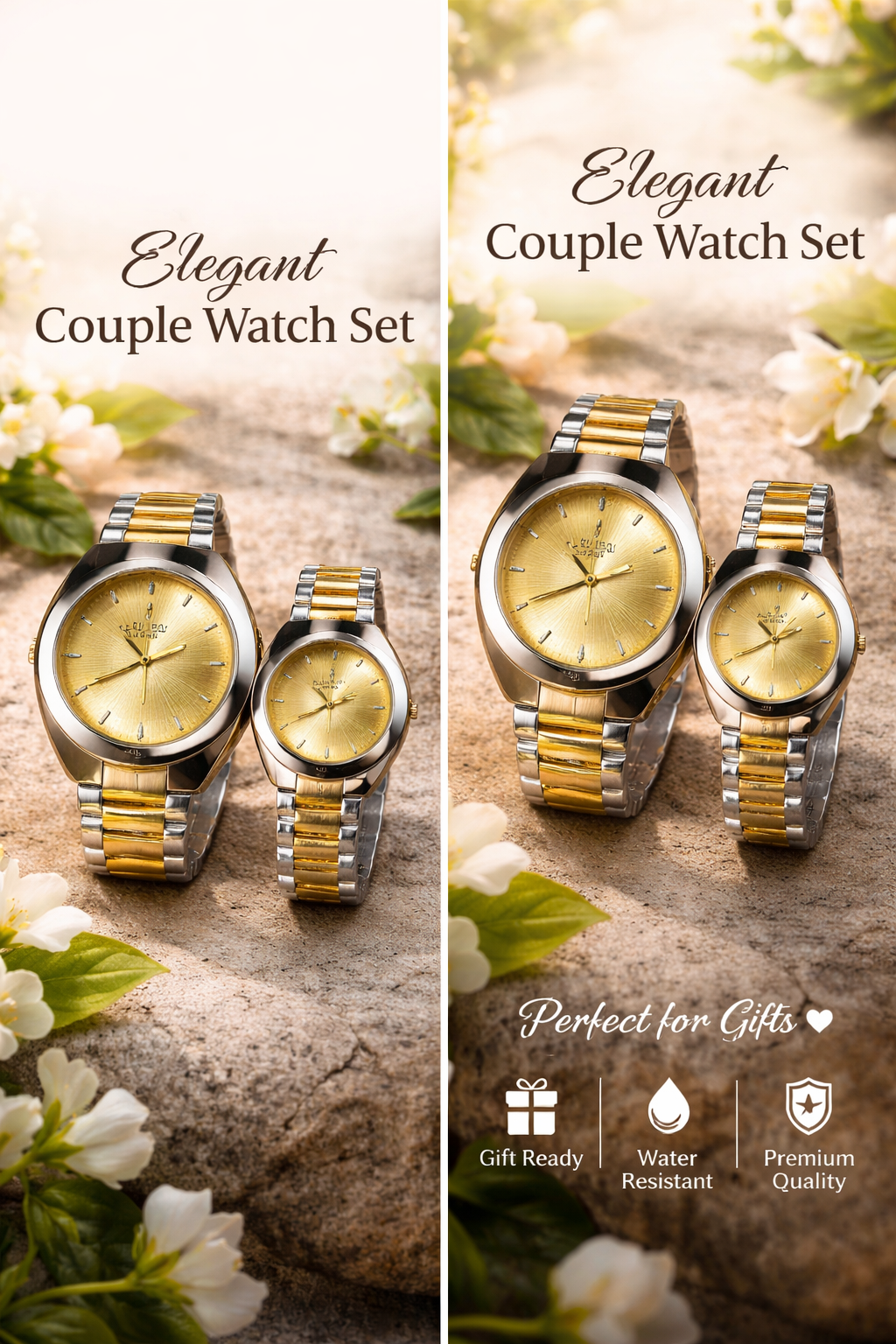 Premium Couple Watch Set