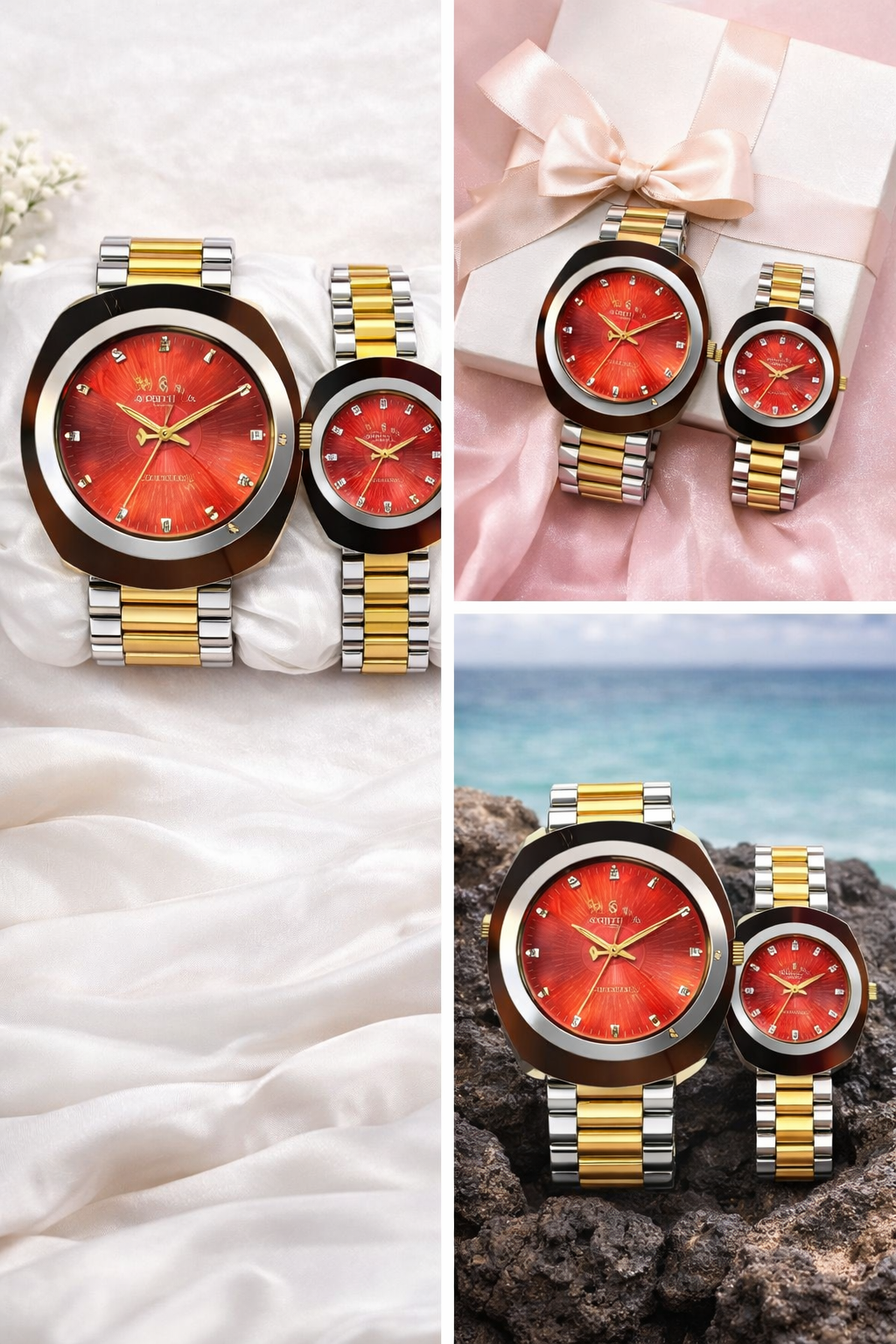 Premium Couple Watch Set