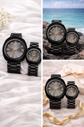 Black Couple Watch Set
